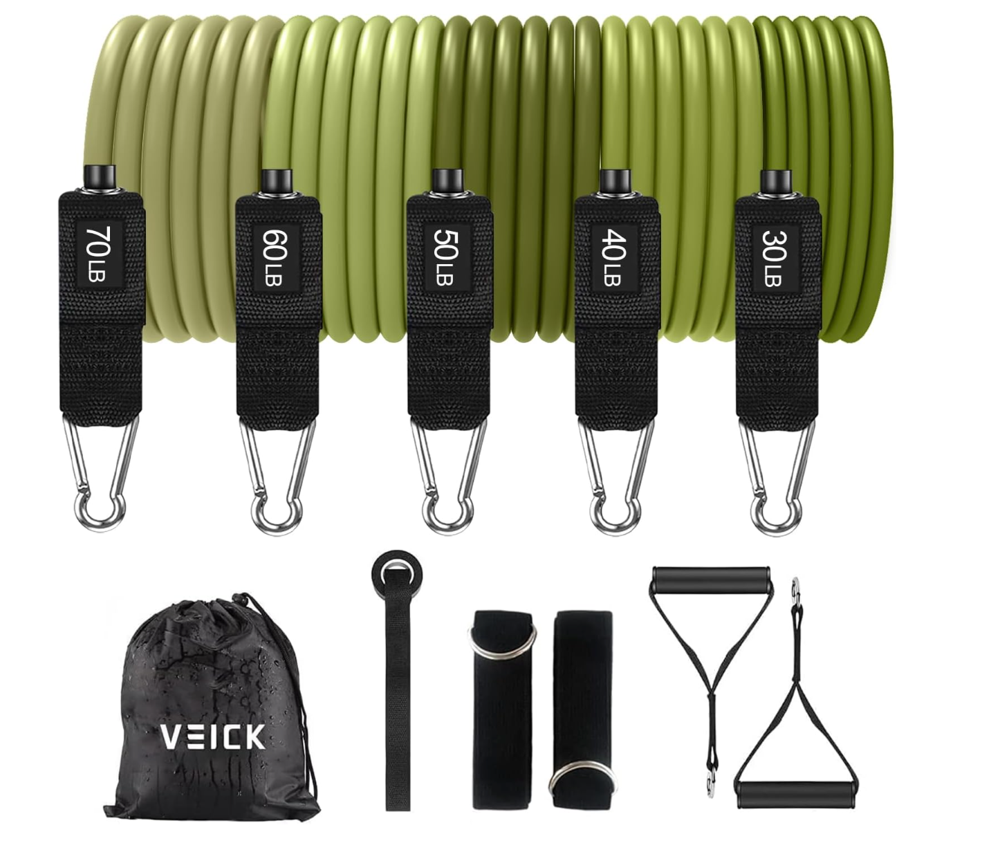 Versatile Resistance Bands Set