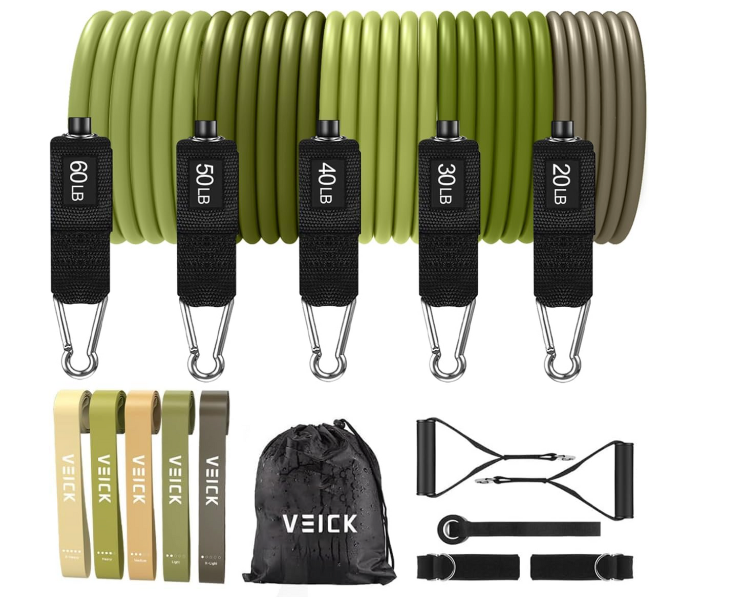 Versatile Resistance Bands Set