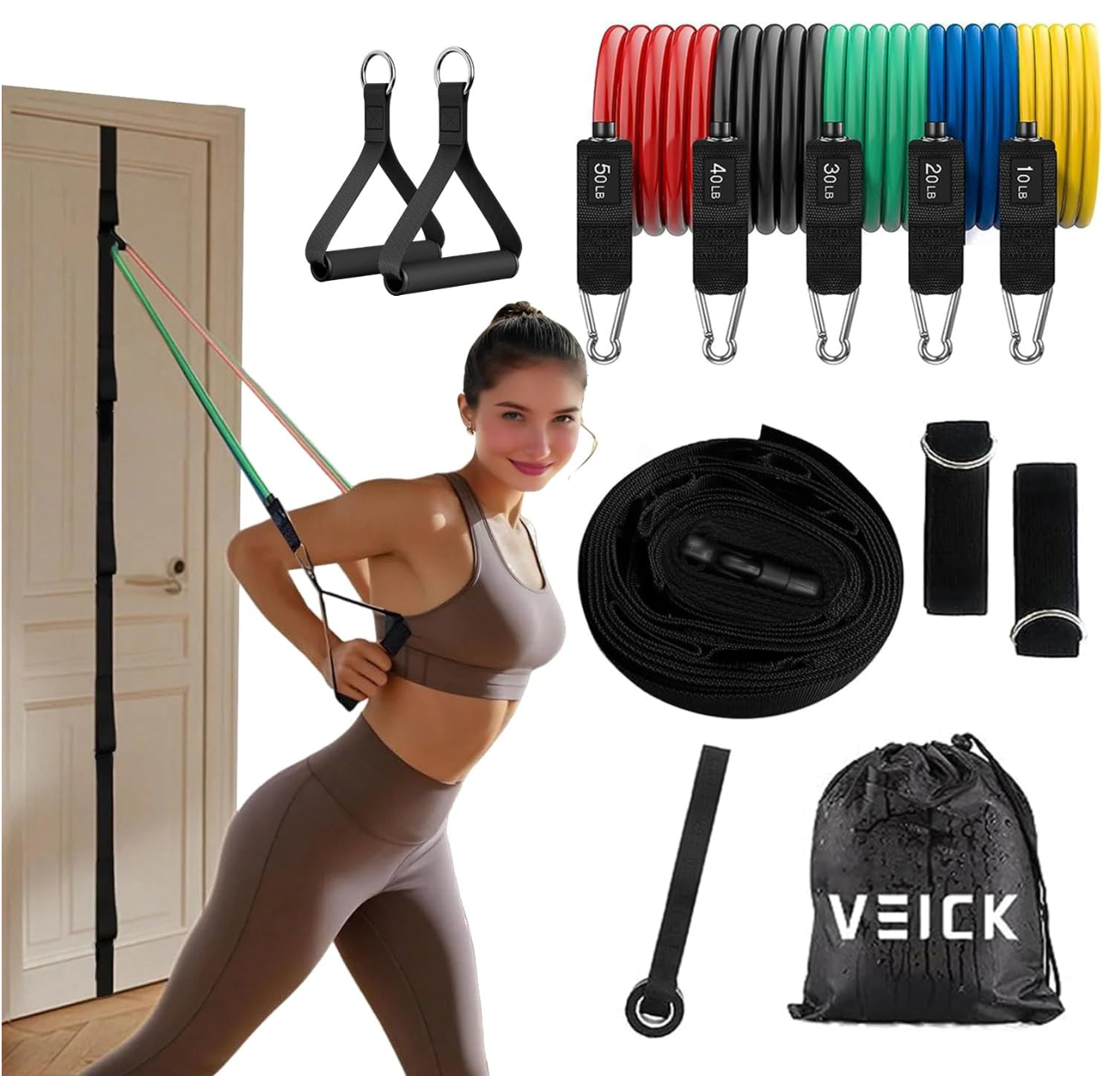 Versatile Resistance Bands Set