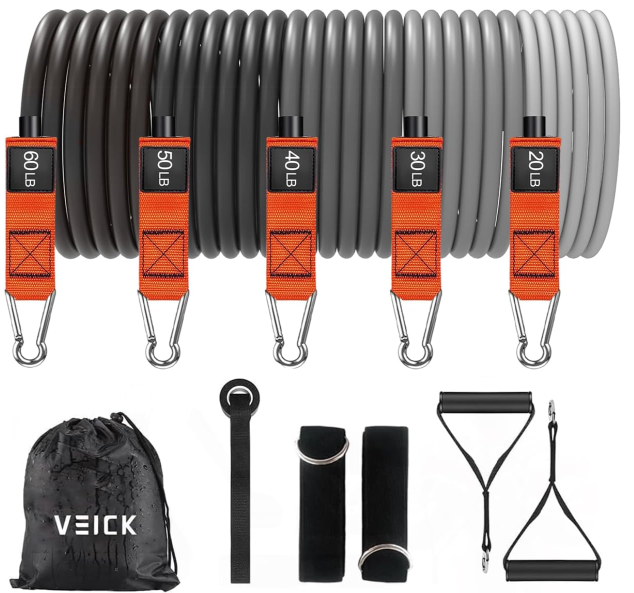 Versatile Resistance Bands Set