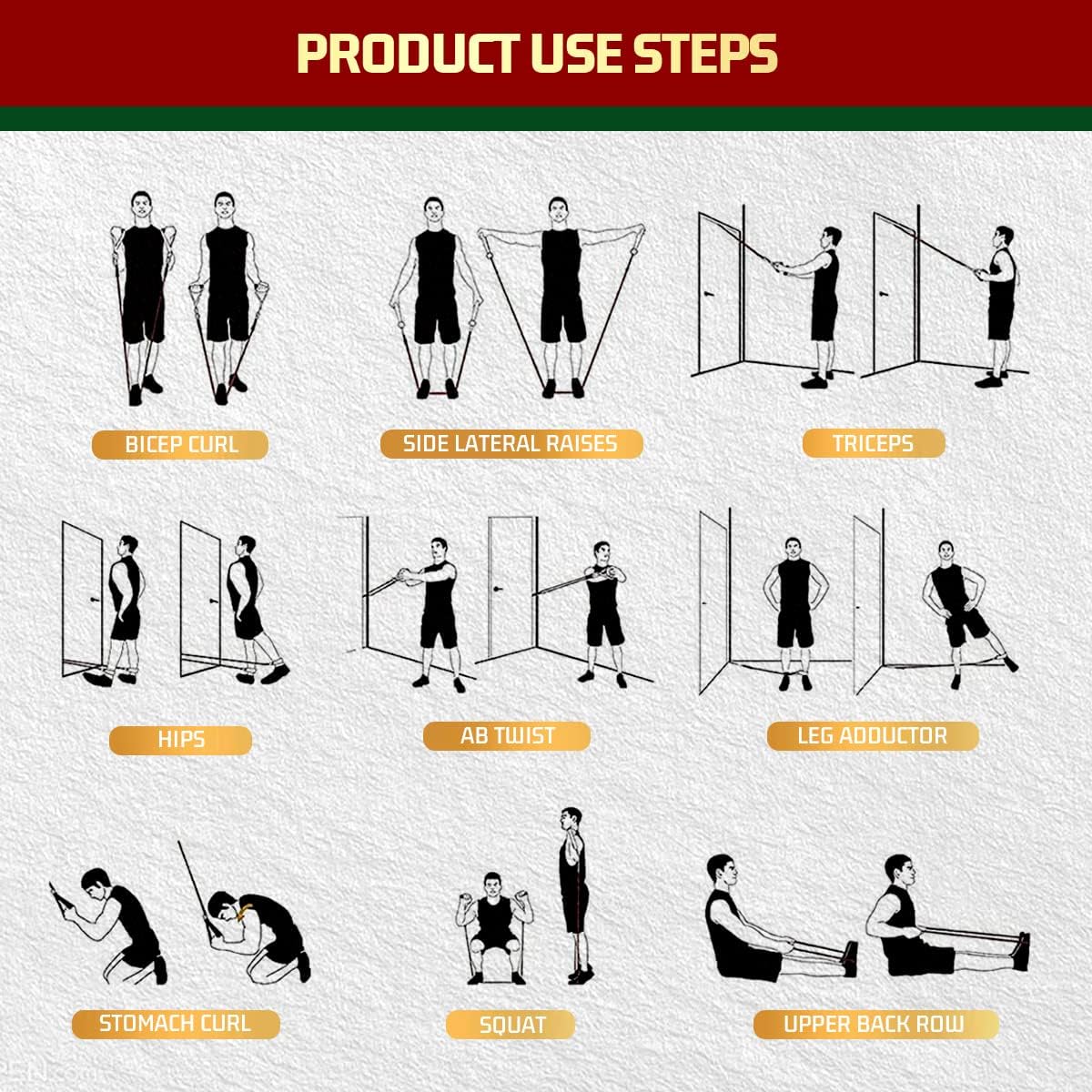 Versatile Resistance Bands Set