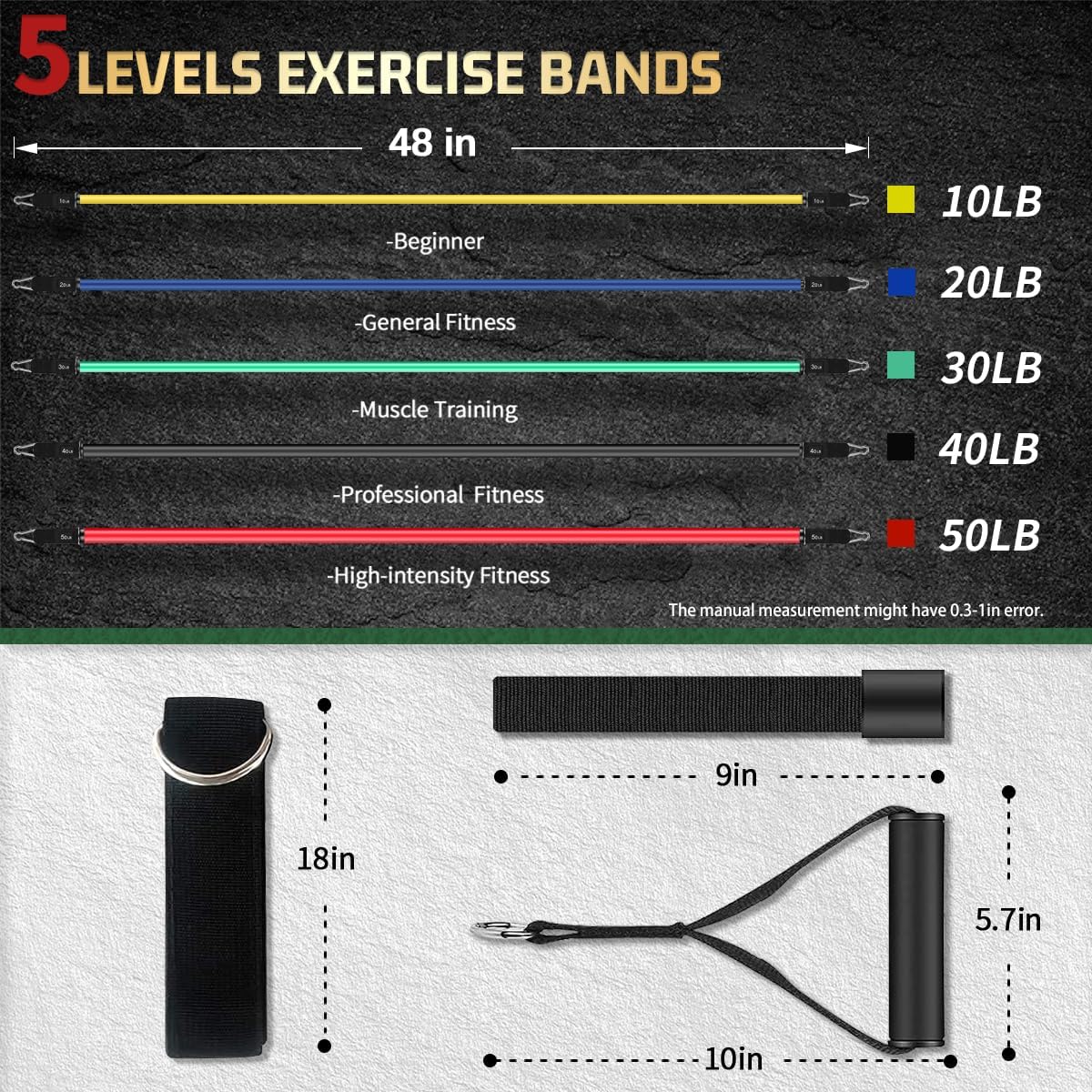 Versatile Resistance Bands Set