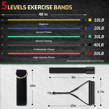 Versatile Resistance Bands Set